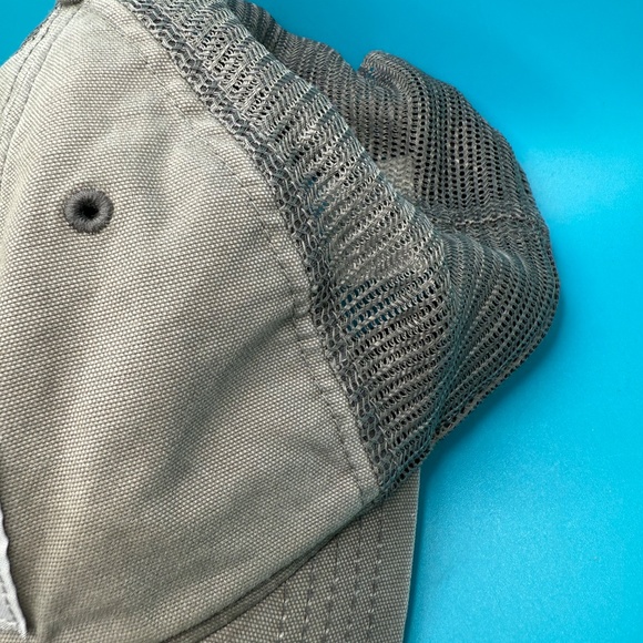 Carhartt Hat Cap Snapback Canvas/Mesh Gray One Size Adjustable - Picture 2 of 11